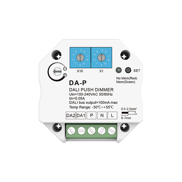 100-240VAC DALI Push Dimmer DA-P For DALI Drivers Or Ballasts