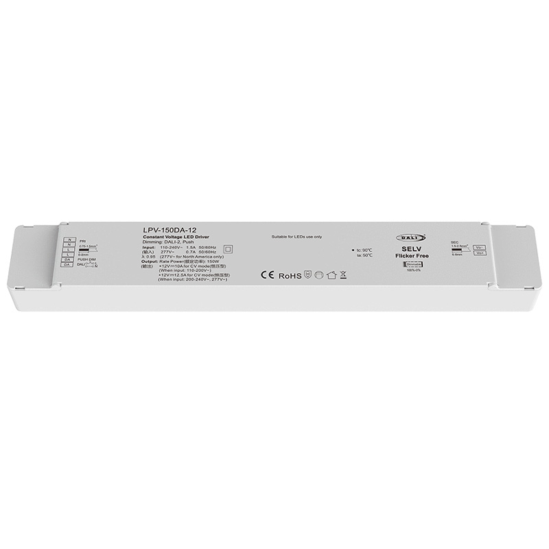 DALI konstantní napětí 12V stmívací LED ovladač LPV-150DA-12 DALI konstantní napětí 12V stmívací LED ovladač LPV-150DA-12