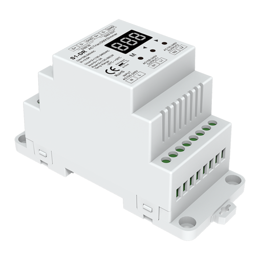 DIN lišta AC Triac DMX Dimmer S1-DR Pro inteligentní LED pásková světla DIN lišta AC Triac DMX Dimmer S1-DR Pro inteligentní LED pásková světla