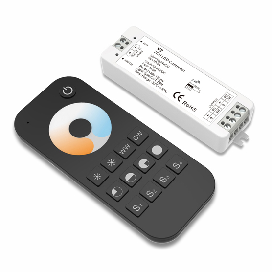 Zweifarbiges LED-Controller-Set V2 + RT2 für LED-Streifen-Glühbirnen