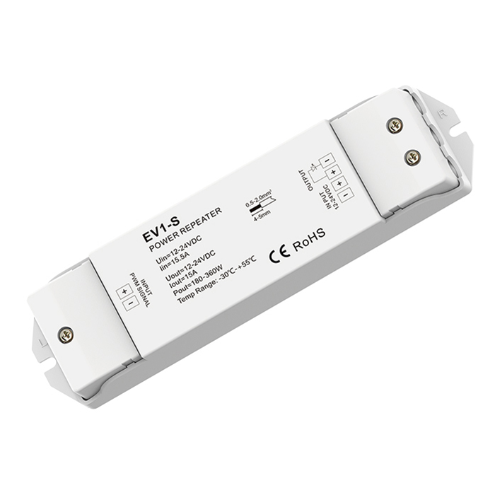 1CH*15A 12-24VDC CV Dimm-Leistungsverstärker EV1-S