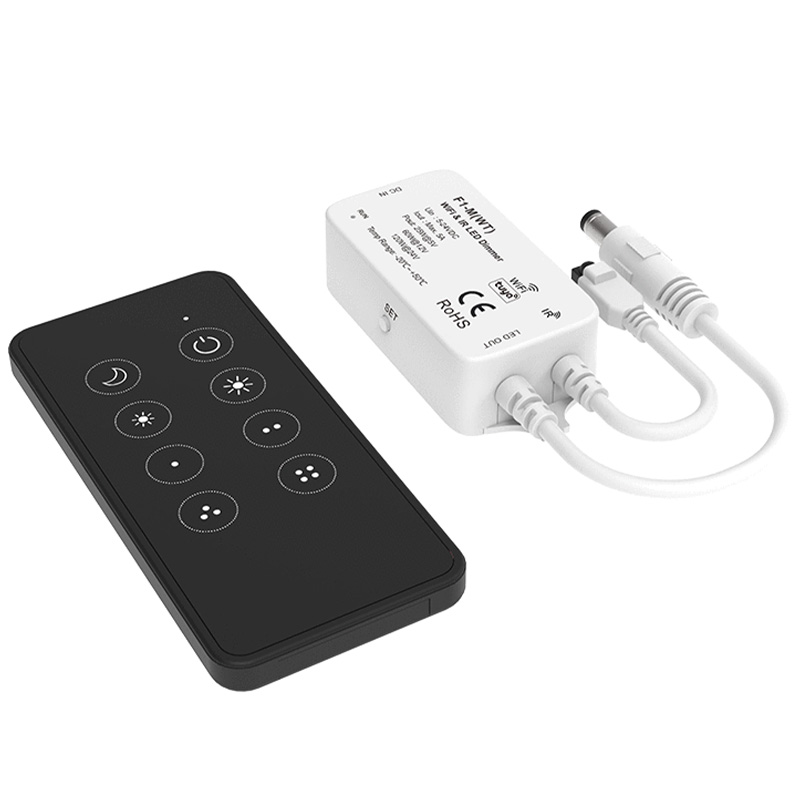F1-M(WT)+RC1 1CH Tuya WiFi & Infrarot Fernbedienung Lichtdimmer