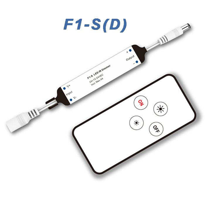 F1-S 1CH* 4A DC12-24V Infrared Remote Mini Dimmers