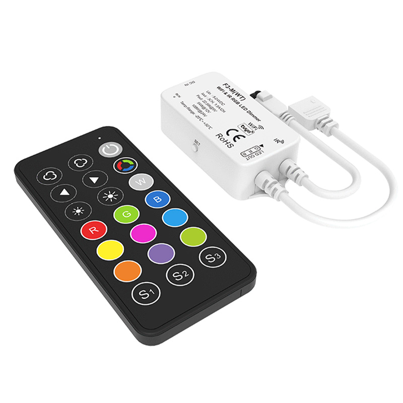 F3-M(WT)+RC3 3CH LED RGB WiFi IR Controller mit Infrarot-Fernbedienung