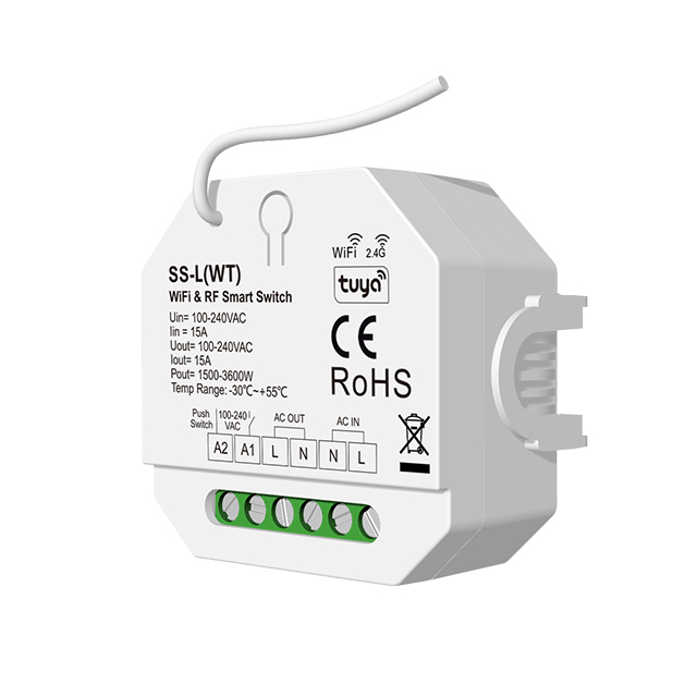 SS-L(WT) High Voltage Tuya Wifi a RF Smart Light Switch Alexa