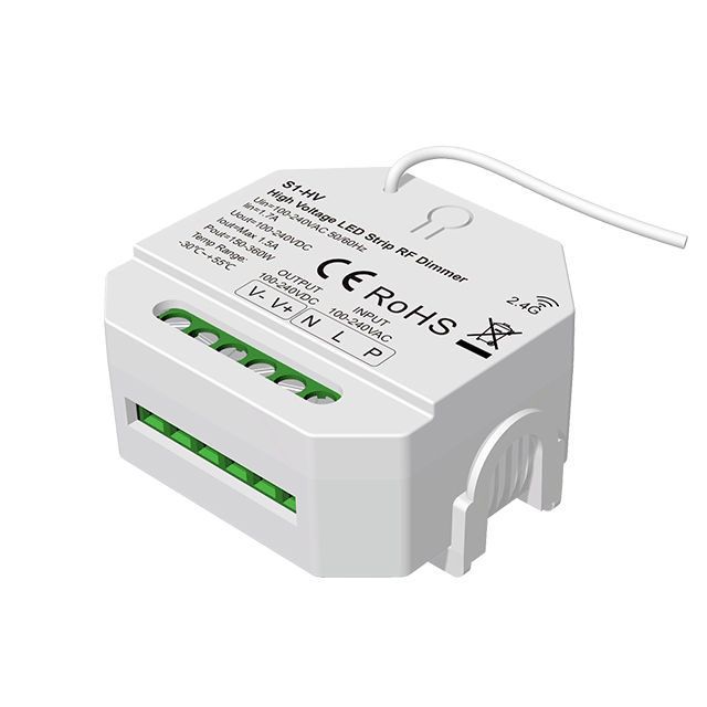 Hochspannungs-RF-LED-Lichtdimmer-Controller S1-HV Hochspannungs-RF-LED-Lichtdimmer-Controller S1-HV