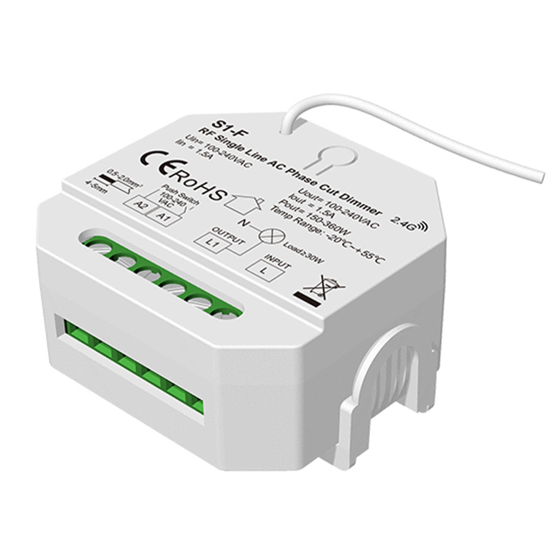 LED jednobarevné RF Triac AC Dimmer Control S1-F LED jednobarevné RF Triac AC Dimmer Control S1-F