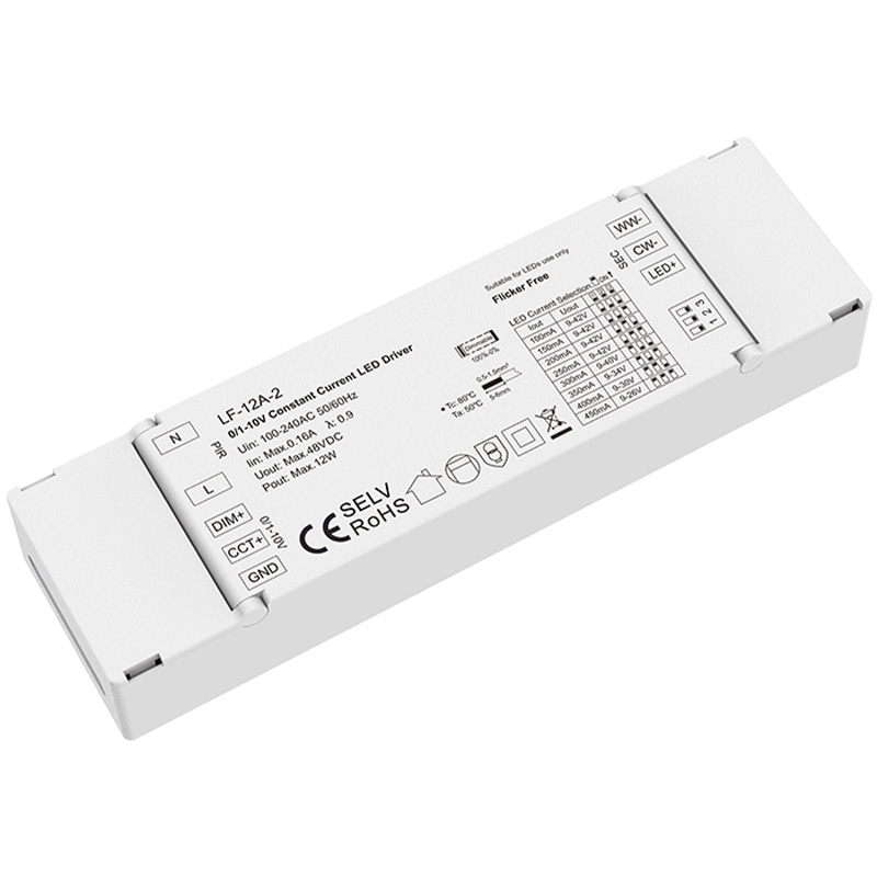 LF-12A-2 0 až 10V CCT LED Stmívatelný ovladač konstantního proudu