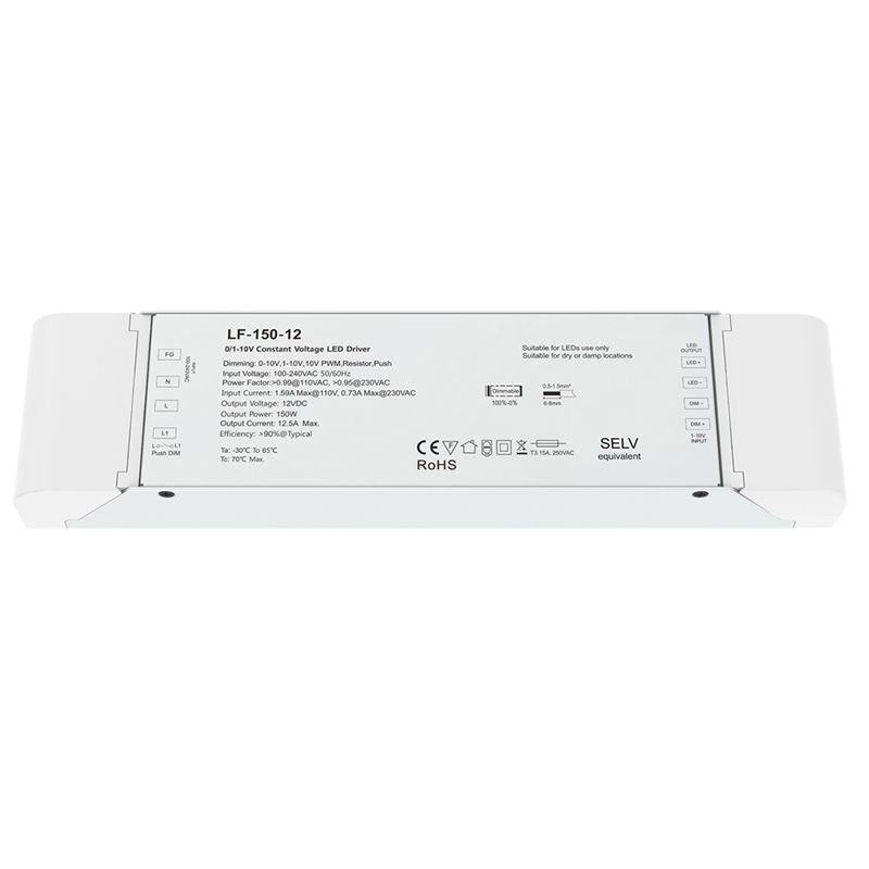 LF-150-12 DC12V 150W 0/1-10V Dimmable LED Driver