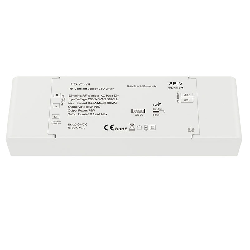 75W 24VDC CV Wireless Dim &switchDim LED Driver PB-75-24 75W 24VDC CV Wireless Dim &switchDim LED Driver PB-75-24