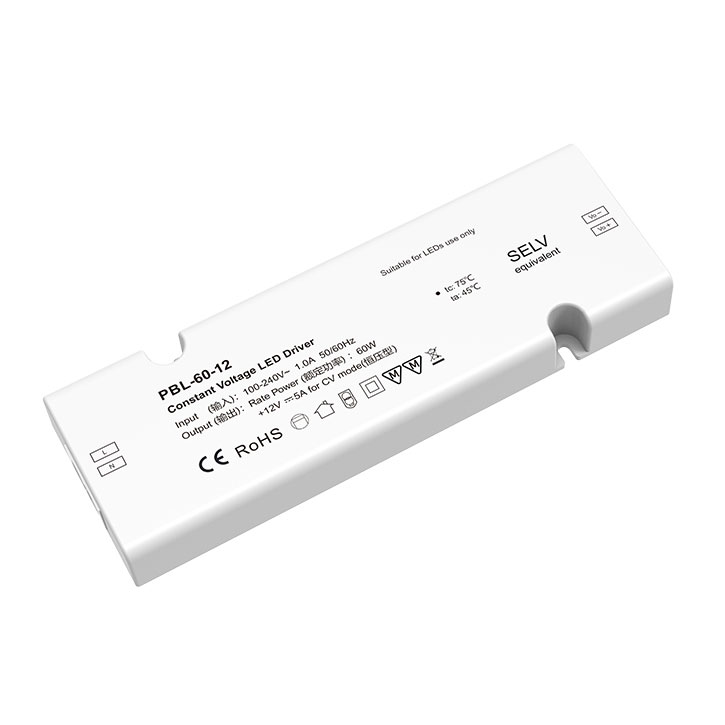 60W 12V 1CH Constant Voltage LED Cabinet Light Driver PBL-60-12 60W 12V 1CH Constant Voltage LED Cabinet Light Driver PBL-60-12