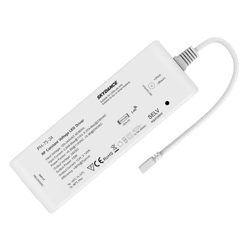 75W 24V RF Dimmable LED Driver PH-75-24 75W 24V RF Dimmable LED Driver PH-75-24