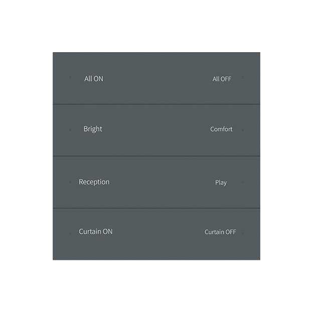 100-240VAC 8 Szenen Zigbee Button Panel Wandfernbedienung PK8(WZS)