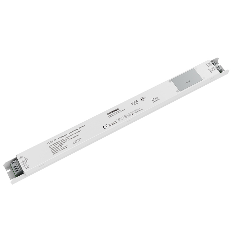 PS-75-24 75W DC24V 1 Channel Push-Dim & RF Wireless Dimmable LED Driver PS-75-24 75W DC24V 1 Channel Push-Dim & RF Wireless Dimmable LED Driver