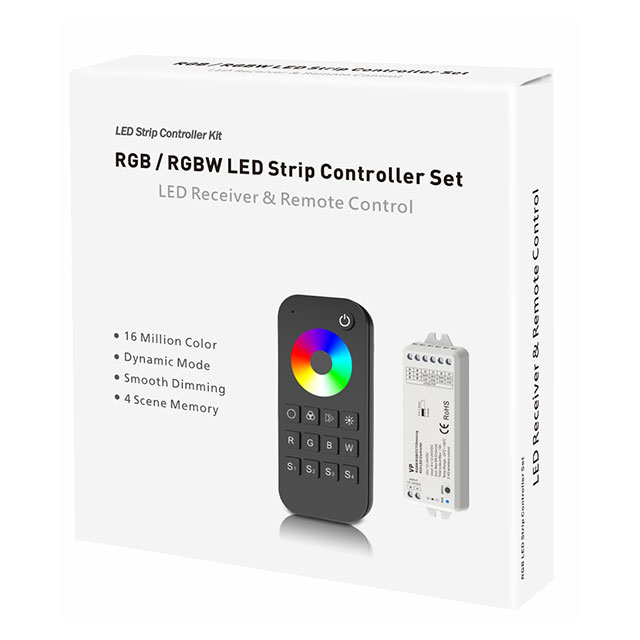 4A*4CH RGBW LED Strip Controller Kit RT4+VP, RF Controller + RF Remote 4A*4CH RGBW LED Strip Controller Kit RT4+VP, RF Controller + RF Remote