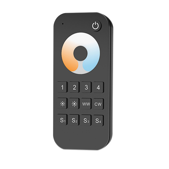 4 Zones RF 2.4G LED Color Temperature Remote controller RT7 For single color, dual color led strip light 4 Zones RF 2.4G LED Color Temperature Remote controller RT7 For single color, dual color led strip light