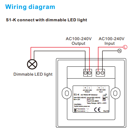 Wifi controlled dimmer switch Wifi controlled dimmer switch