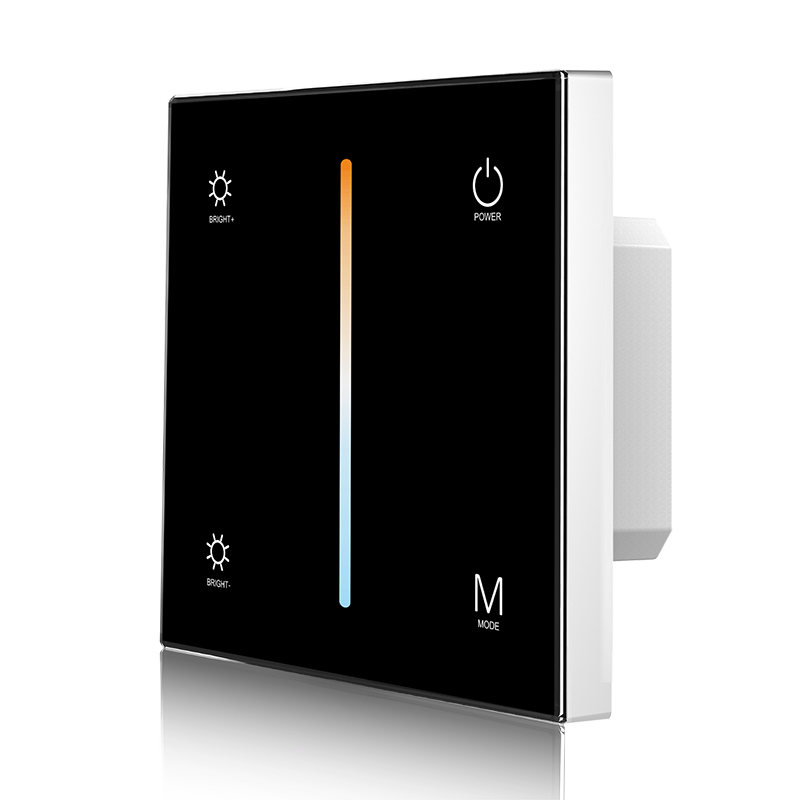 Touch Panel Dual Color LED Constant Voltage 2 in 1 Controller T2-1 For CCT LED estrip light kit Touch Panel Dual Color LED Constant Voltage 2 in 1 Controller T2-1 For CCT LED estrip light kit