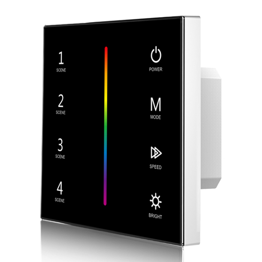 Touch Panel 4 Zone RGB DMX512 Master & RF Remote T13-1 For dimmable led strip lights