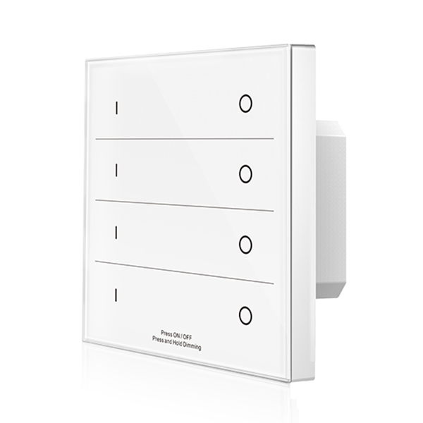 85-265VAC Stmívání 4 zón Dotykový panel T16
