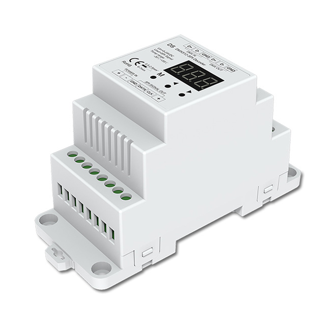 DMX512-SPI Decoder DS For Full color addressable LED Strip Lights, Warranty 5 Years