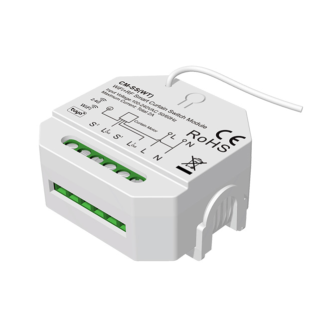 CM-SS(WT) Chytrý automatický otvírač a zavírání záclon, WiFi Tuya Alexa + RF Control CM-SS(WT) Chytrý automatický otvírač a zavírání záclon, WiFi Tuya Alexa + RF Control