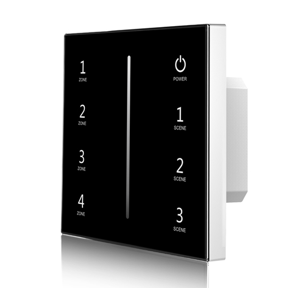 Dotykový panel 4zónový Jednobarevný DMX512 Master & RF Remote T11-1 Pro inteligentní LED páskové osvětlení Dotykový panel 4zónový Jednobarevný DMX512 Master & RF Remote T11-1 Pro inteligentní LED páskové osvětlení