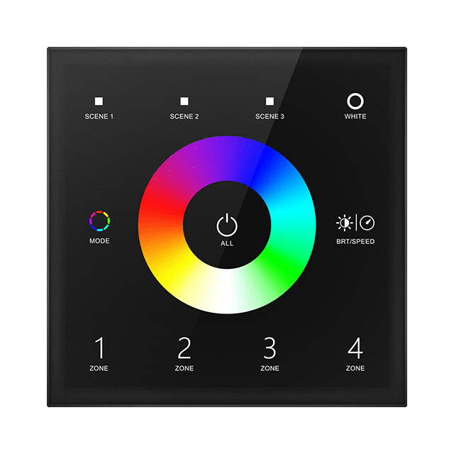 Touch Panel 4 Zone RGBW DMX512 Master RF Remote T14 Für LED-Streifenbeleuchtung Touch Panel 4 Zone RGBW DMX512 Master RF Remote T14 Für LED-Streifenbeleuchtung