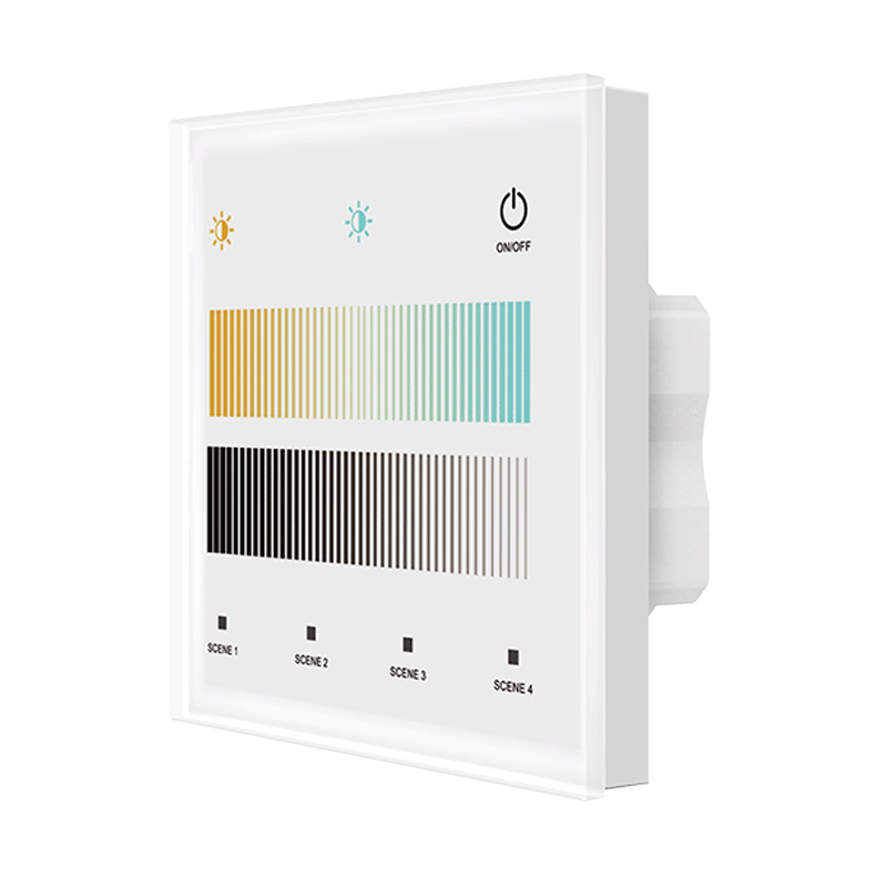 T2-L 2CH Farbtemperatur RF 0-10V 1-10V Touch Panel Dimmer T2-L 2CH Farbtemperatur RF 0-10V 1-10V Touch Panel Dimmer