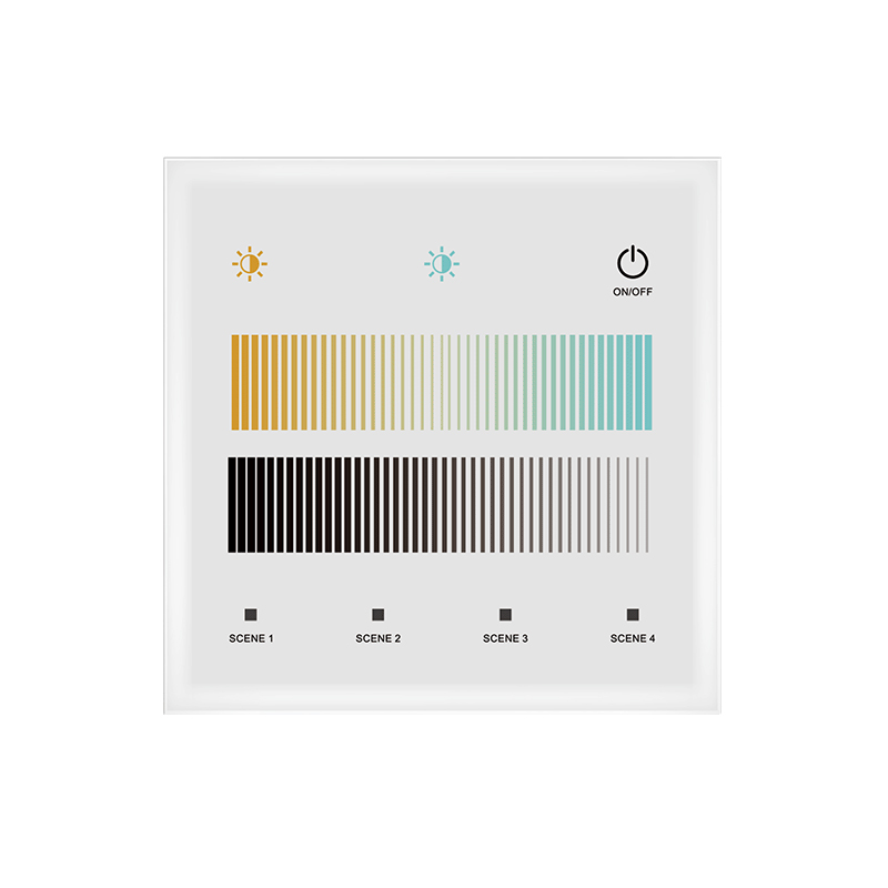 T2-L 2CH Farbtemperatur RF 0-10V 1-10V Touch Panel Dimmer T2-L 2CH Farbtemperatur RF 0-10V 1-10V Touch Panel Dimmer