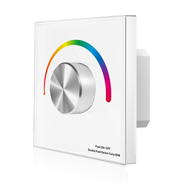1 Zone RGB Rotary Panel LED RF Remote(CR2032 Battery) T3-KB 1 Zone RGB Rotary Panel LED RF Remote(CR2032 Battery) T3-KB