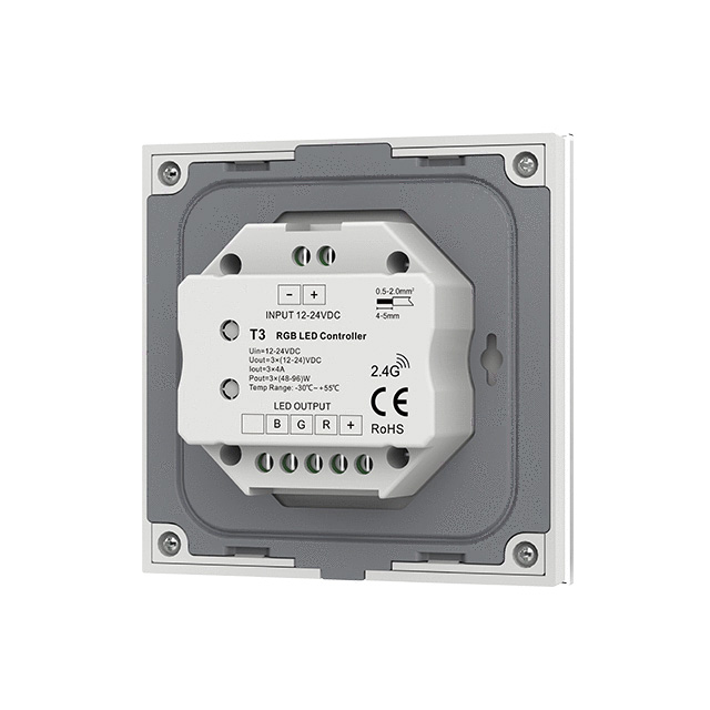 Touch Panel RGB LED Constant Voltage Controller T3 For led light strip connector Touch Panel RGB LED Constant Voltage Controller T3 For led light strip connector