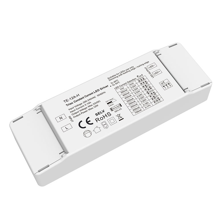 200-240VAC 12W 100-450mA Constant Current Triac LED Driver TE-12A-L