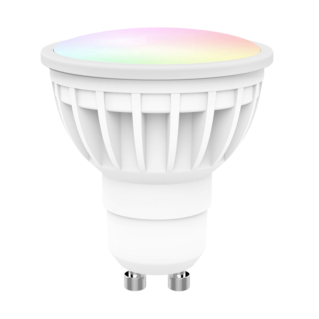 RF 2.4GHz AC86V-265V 4W RGB+ Color Temperature GU10 LED Bulb TK04