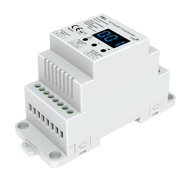 1CH*2A RF+Push AC Phase-cut Dimmer TR1