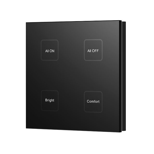100-240VAC 4 Szenen Zigbee Touch Panel Fernbedienung TS4(WZS)