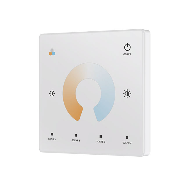 TW2 LED nástěnný panel Dotykový stmívač RF Remote CCT LED světla TW2 LED nástěnný panel Dotykový stmívač RF Remote CCT LED světla