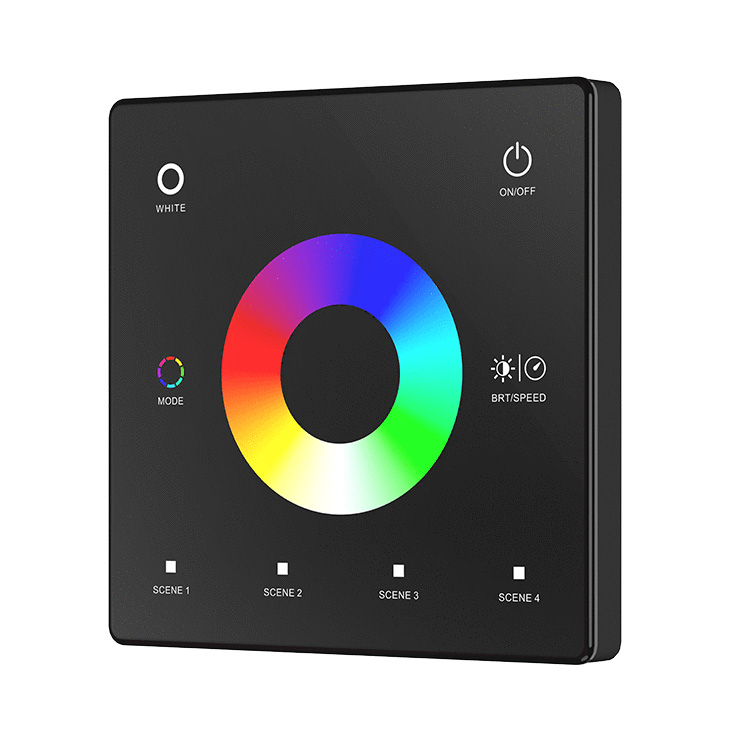 Dotykový nástěnný panel TW4 RGB RGBW LED ovladač