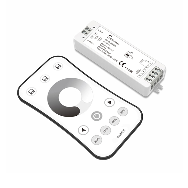 Single Color LED Controller Set V1 + R6-1 For single color LED Strip light Single Color LED Controller Set V1 + R6-1 For single color LED Strip light