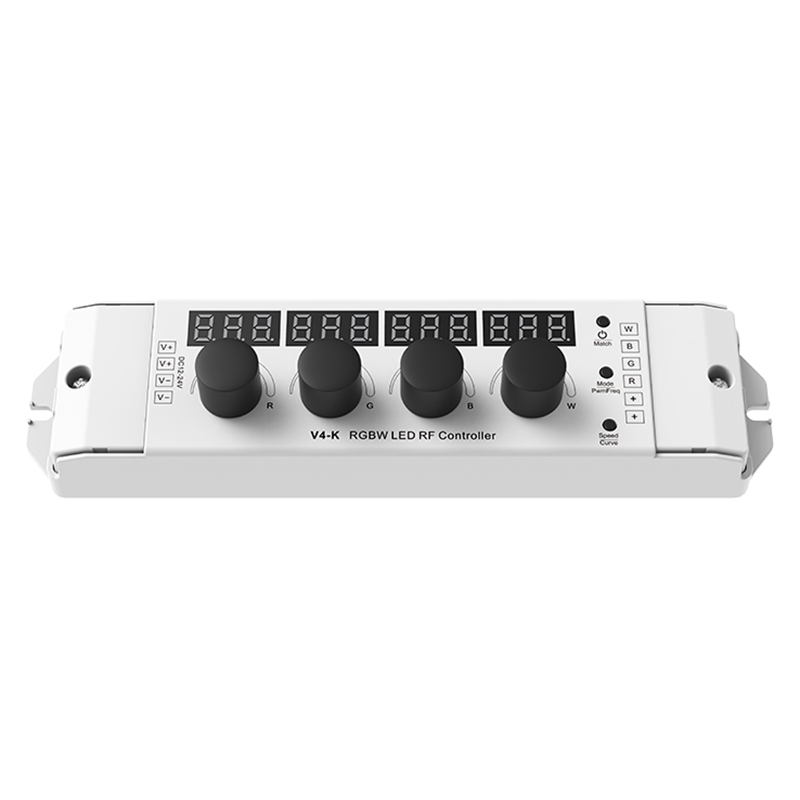 V4-K 4CH*4A DC12-24V CV 4 knoflíkový RGBW LED RF ovladač V4-K 4CH*4A DC12-24V CV 4 knoflíkový RGBW LED RF ovladač
