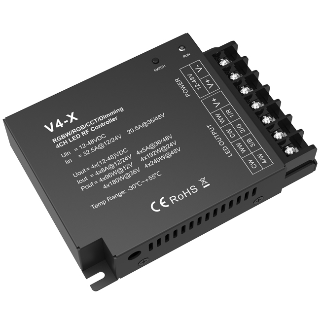 4CH*8A/5A 12-48VDC CV Controller V4-X