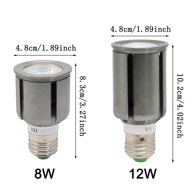 AC85-265V 8W/12W E27 High Power UVA 395-400nm Wavelength UV Glue Curing LED Bulb