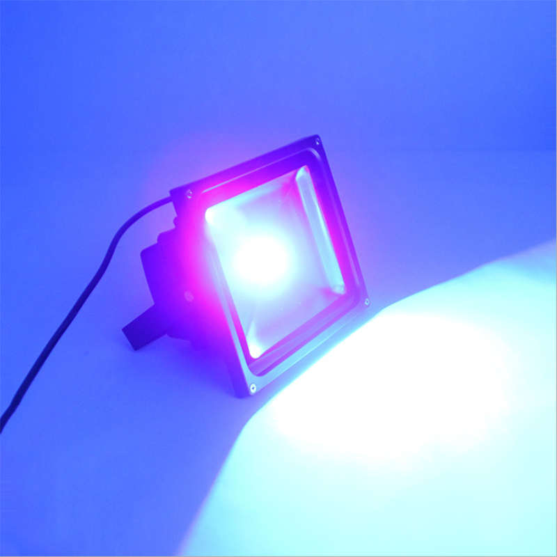 AC85-265V 10W/20W/30W/50W LED Waterproof IP66 UV Purple Black Floodlight