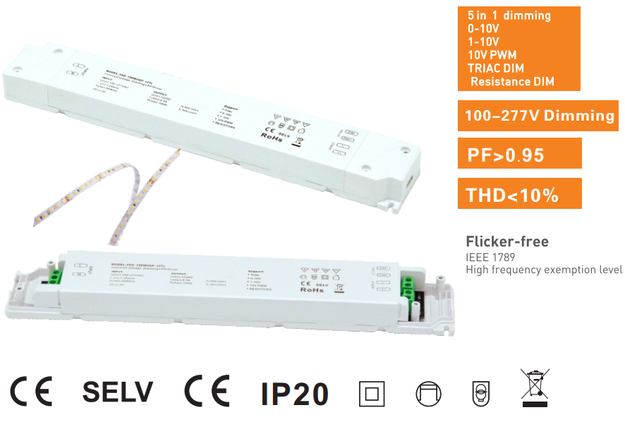 High PF dimmable led power supply