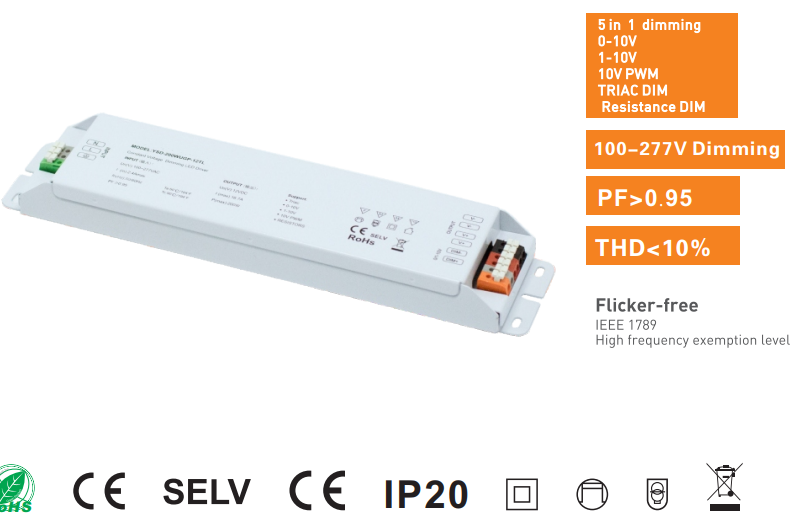 Dimmbares LED-Netzteil mit hohem Leistungsfaktor