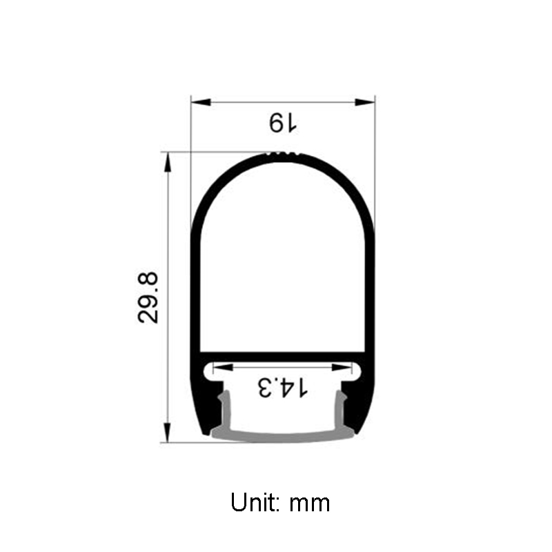 Schwarzer Kleiderschrank-Kleiderstangen-LED-Aluminiumkanal für 12 mm CCT dimmbare LED-Streifenlichter Schwarzer Kleiderschrank-Kleiderstangen-LED-Aluminiumkanal für 12 mm CCT dimmbare LED-Streifenlichter