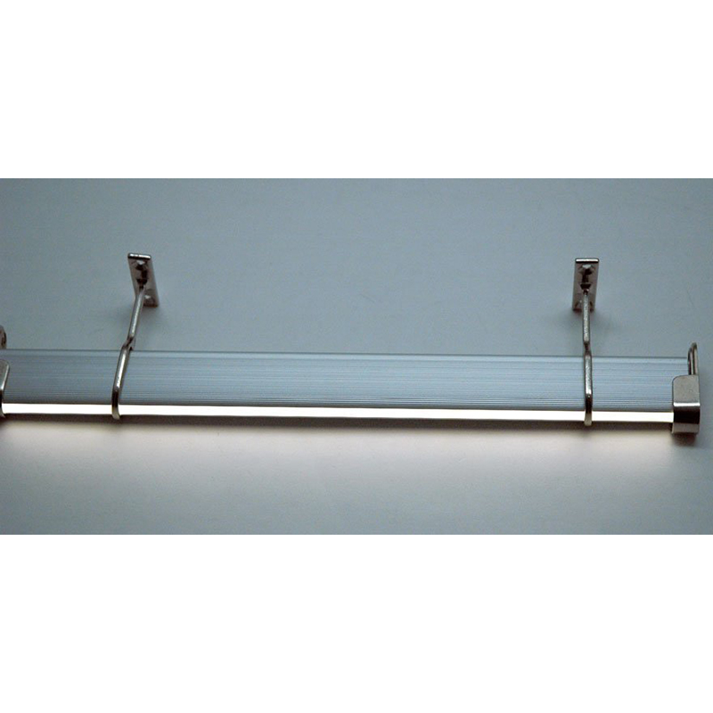 Schwarzer Kleiderschrank-Kleiderstangen-LED-Aluminiumkanal für 12 mm CCT dimmbare LED-Streifenlichter Schwarzer Kleiderschrank-Kleiderstangen-LED-Aluminiumkanal für 12 mm CCT dimmbare LED-Streifenlichter