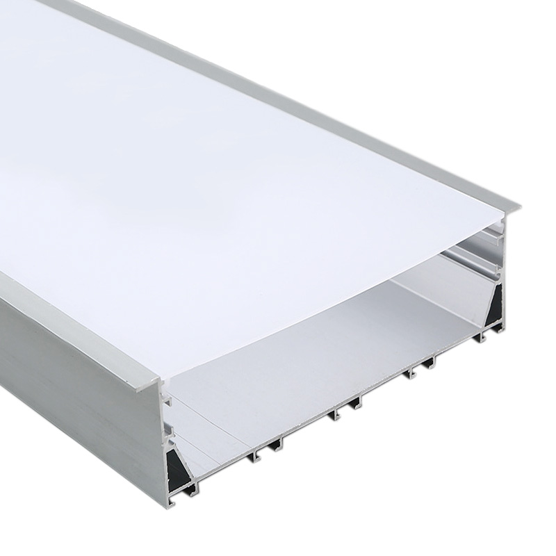 165x50mm Super Wide LED Tape Channel Recessed Spacious Office Lighting