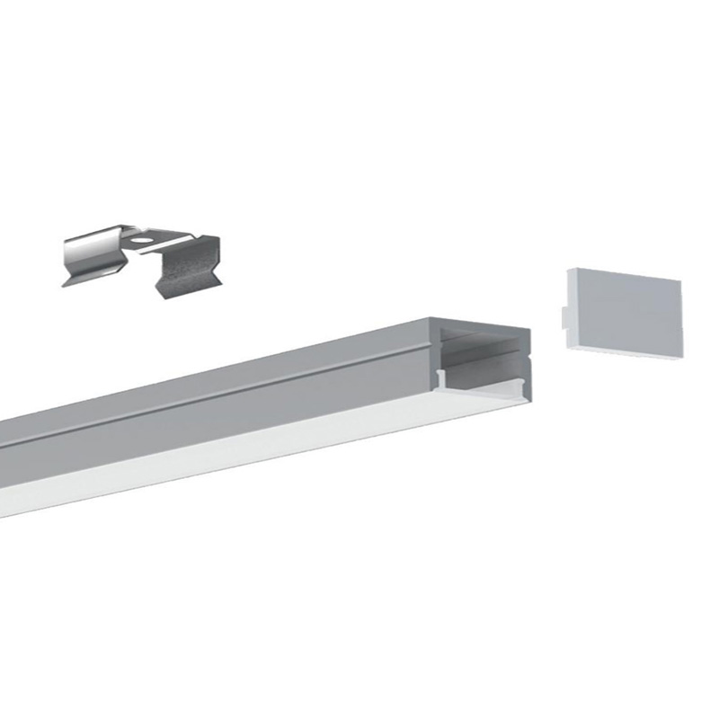 20x10mm dvouřadý LED páskový difuzor světla mělký kanál