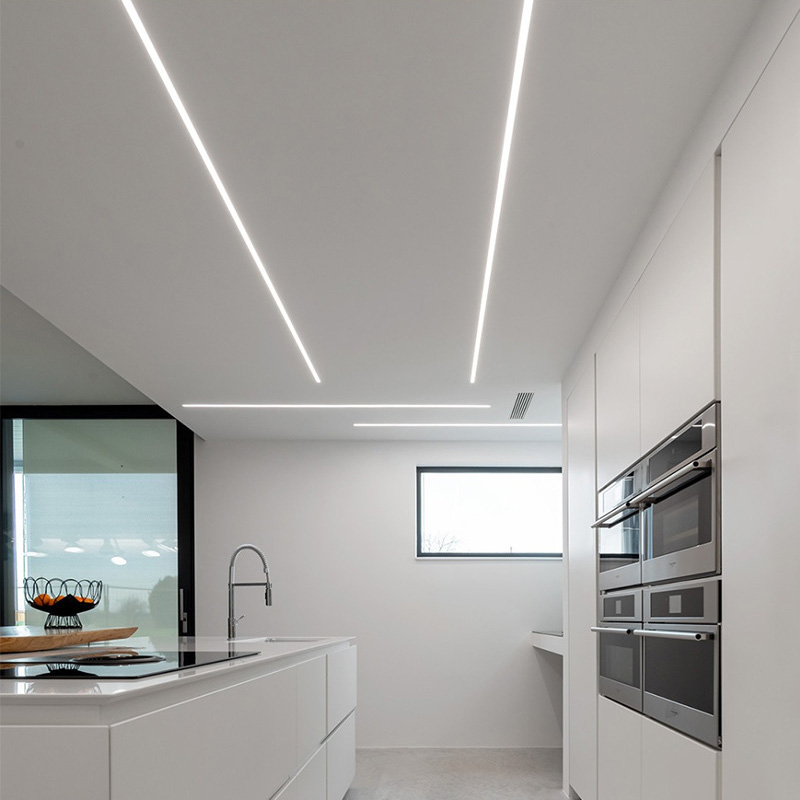 20x10mm Double Row LED Ribbon Light Diffuser Shallow Channel 20x10mm Double Row LED Ribbon Light Diffuser Shallow Channel